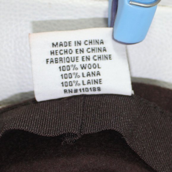 Nine West Wool Hat Brown newsboy classic One size - Picture 6 of 9